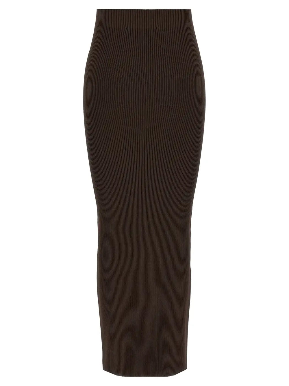 Max Mara Brown Viscose Mini Skirt