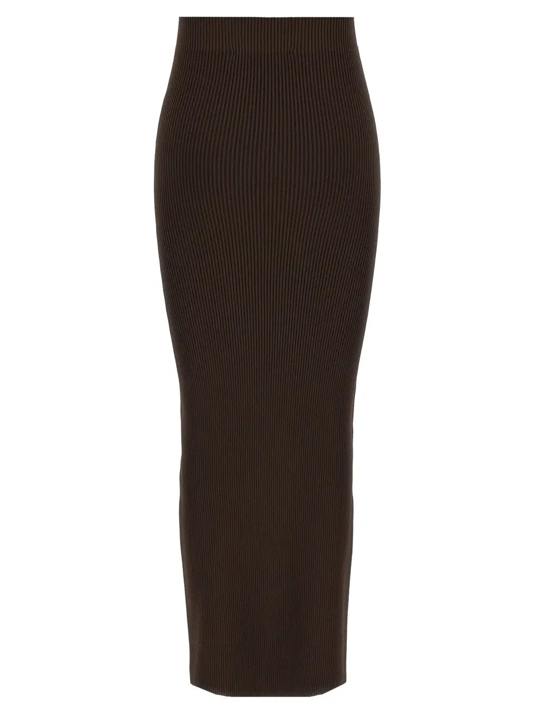 Max Mara Brown Viscose Mini Skirt