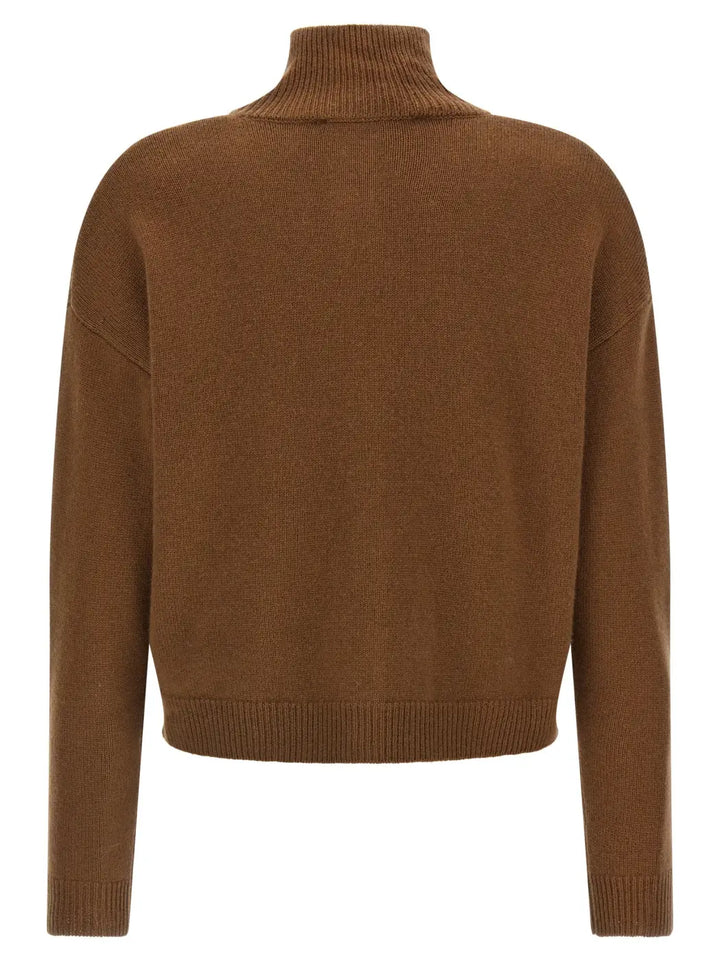 Max Mara Brown Wool Cardigan