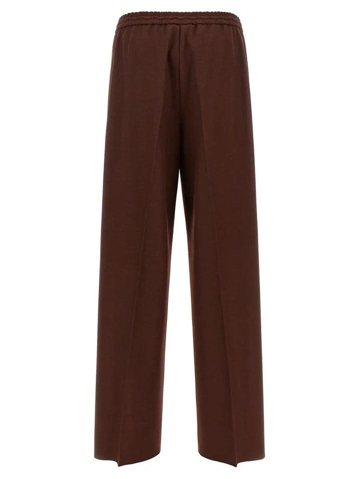 Max Mara Brown Wool Casual Pants