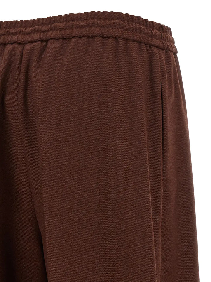Max Mara Brown Wool Casual Pants