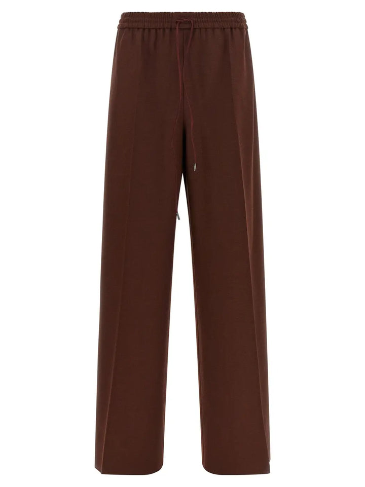 Max Mara Brown Wool Casual Pants