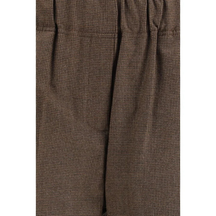 Max Mara Brown Wool Casual Pants