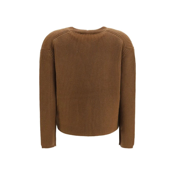Max Mara Brown Wool Oves Aries Cardigan