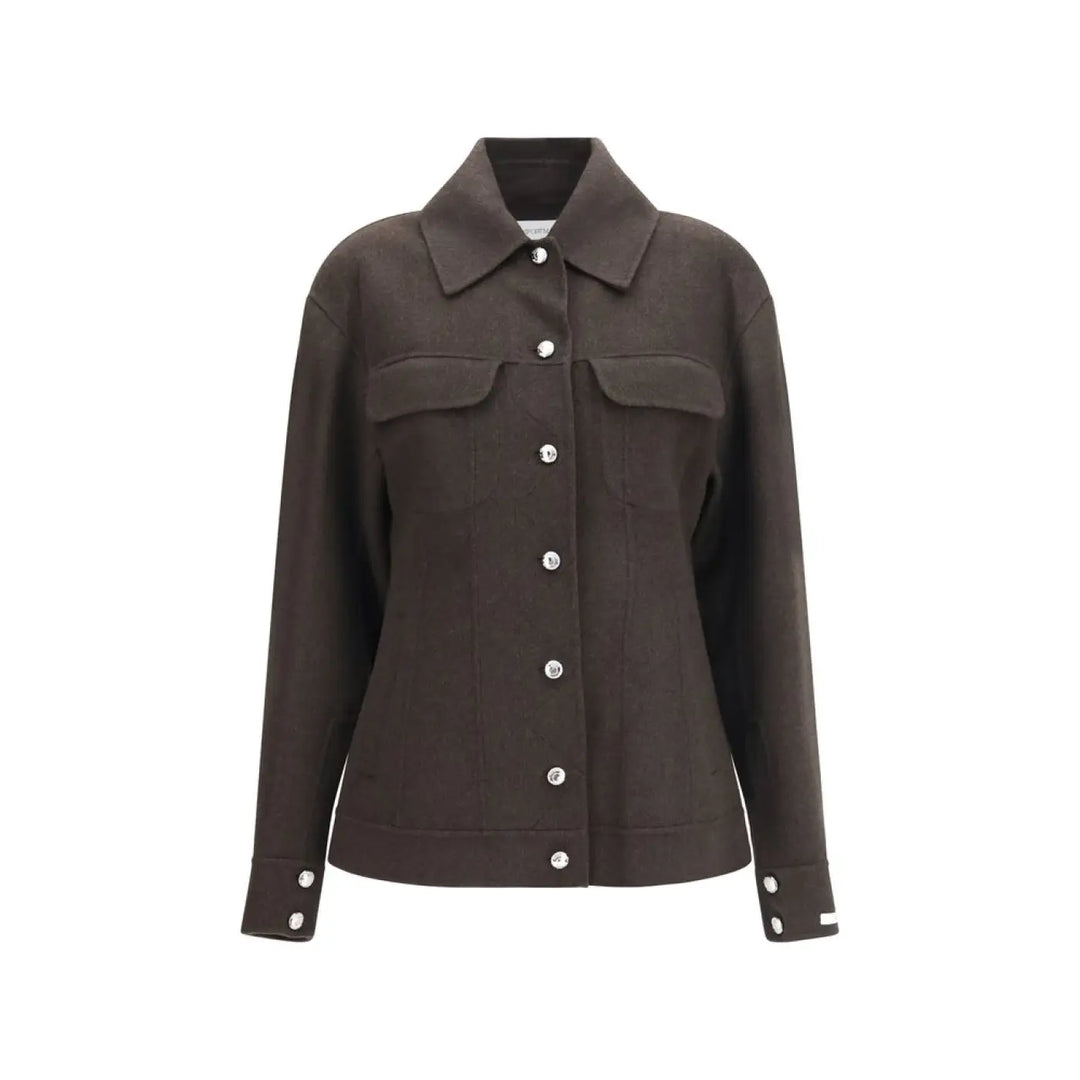 Max Mara Brown Wool Oves Aries Full-length Jacket