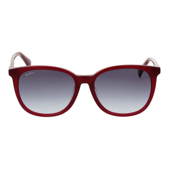 Max Mara Burgundy Acetate Sunglasses
