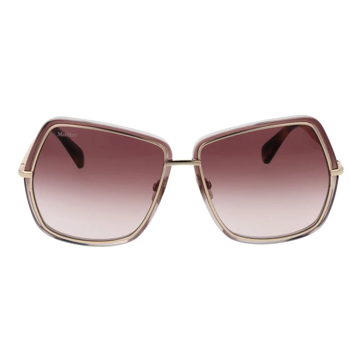Max Mara Gold Metal Sunglasses