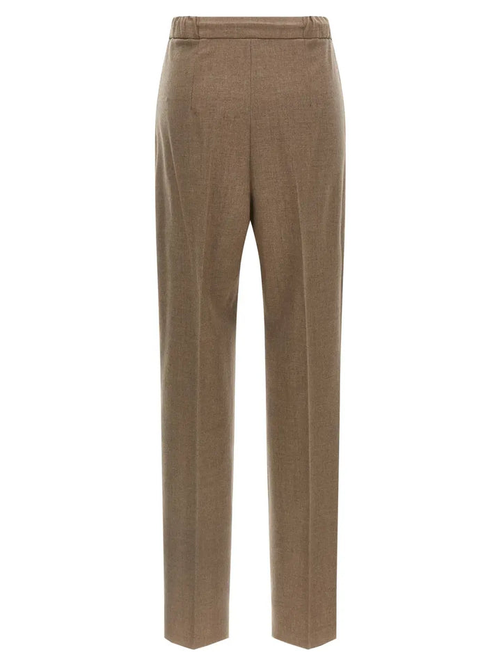 Max Mara Gray Cashmere Casual Pants