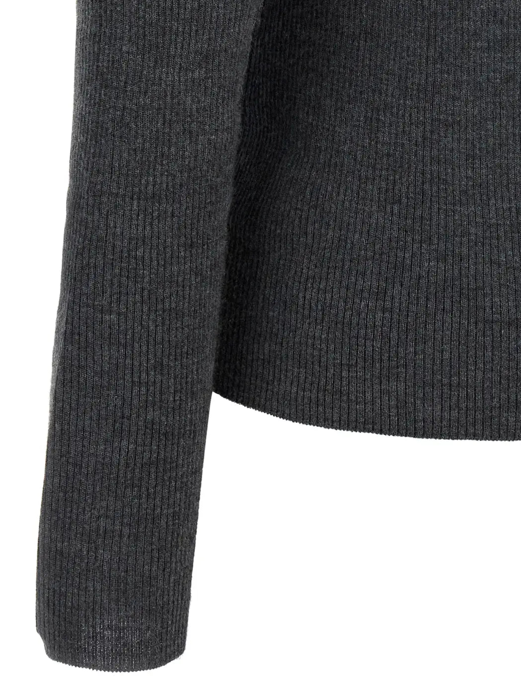 Max Mara Gray Cashmere Polo Shirt