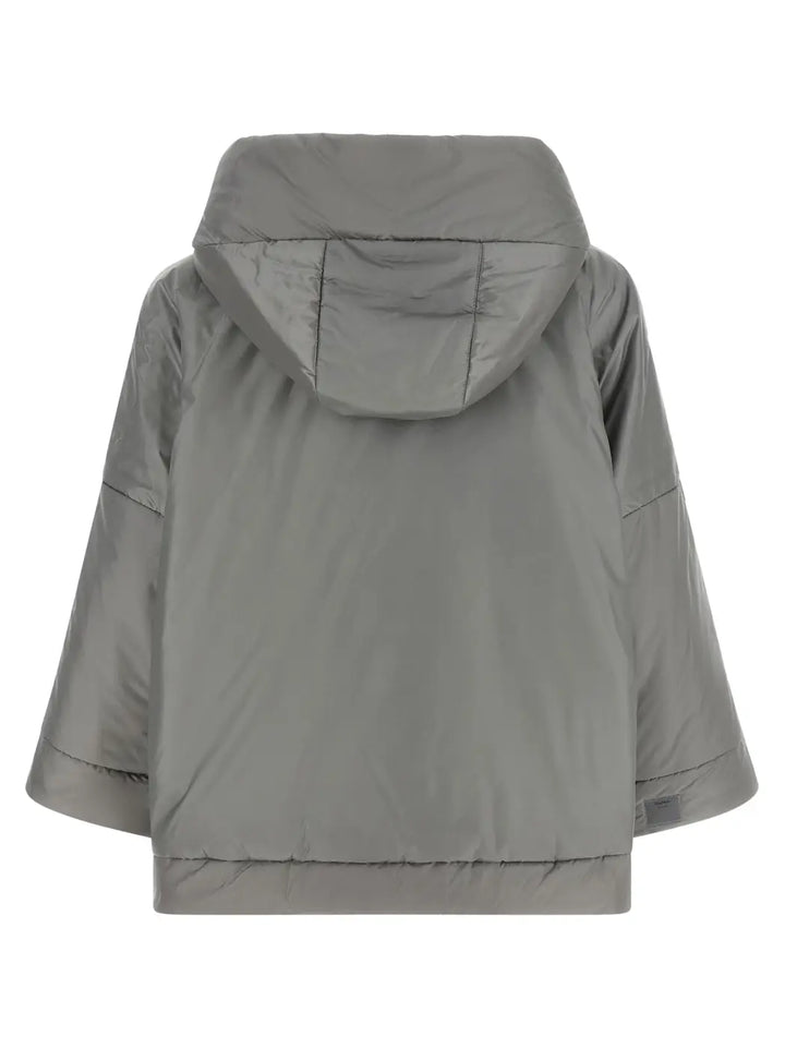 Max Mara Gray Polyester Shell Jacket