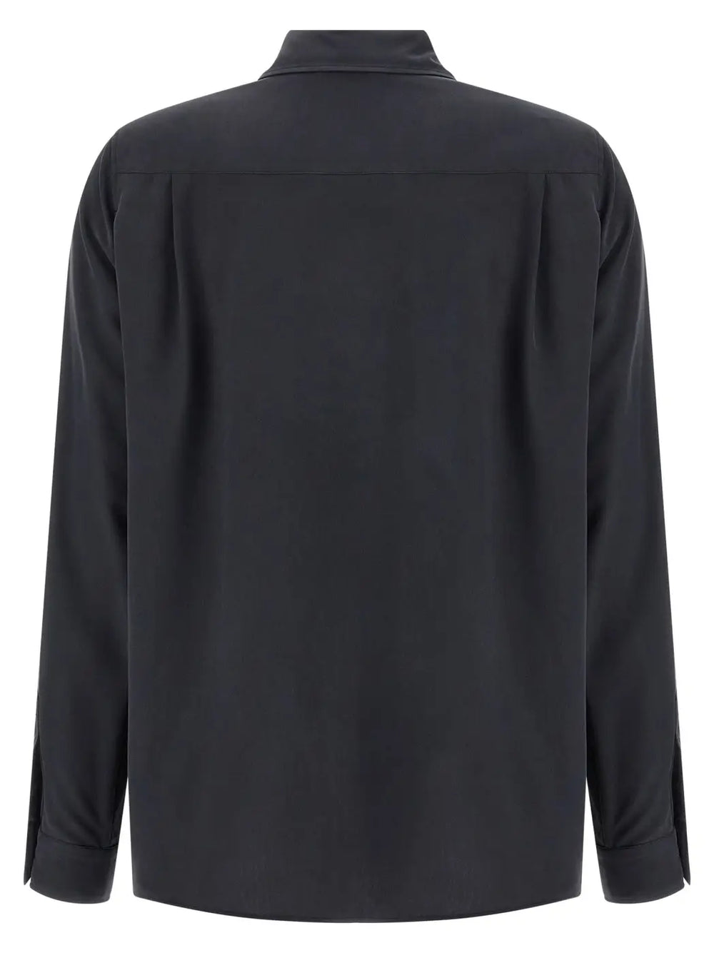 Max Mara Gray Silk Blouse