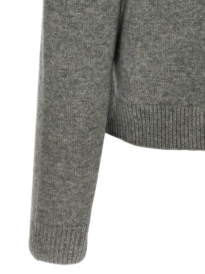 Max Mara Gray Wool Cardigan
