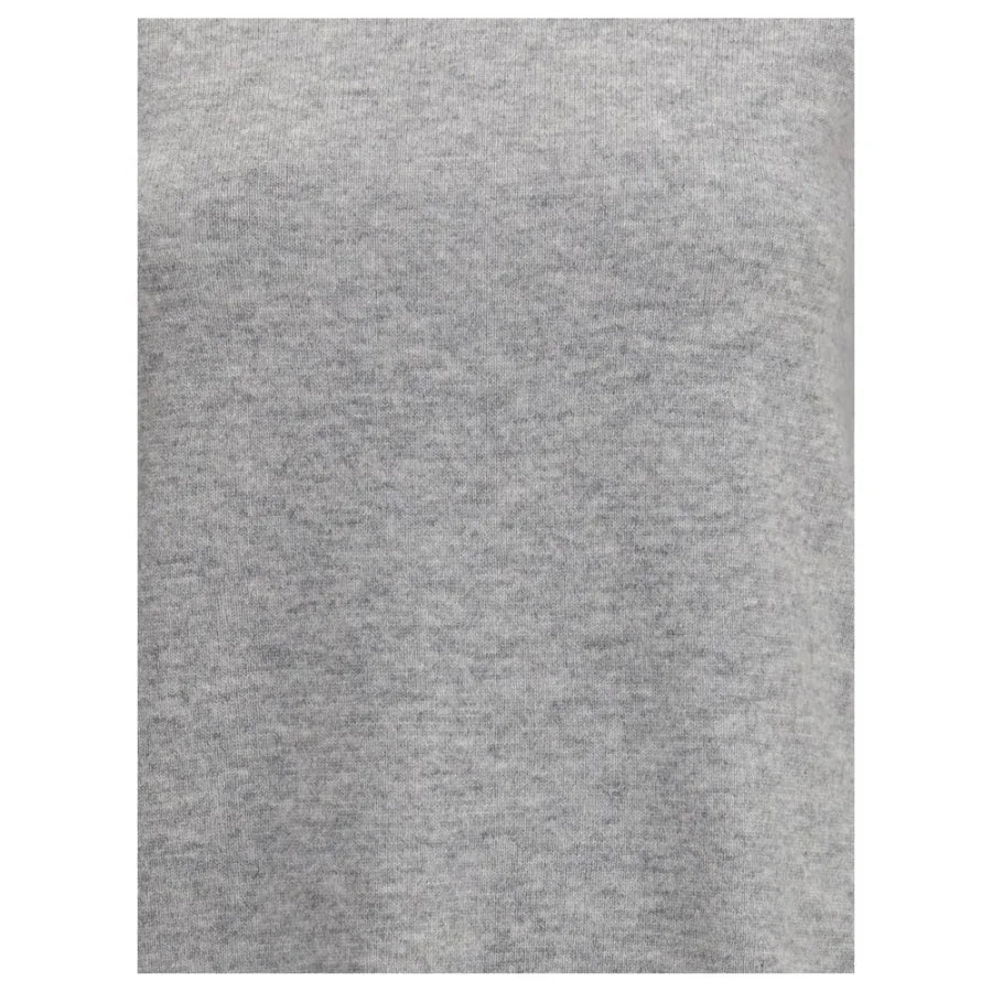 Max Mara Gray Wool Turtleneck