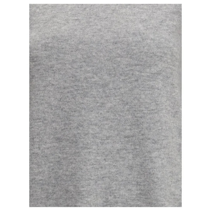 Max Mara Gray Wool Turtleneck