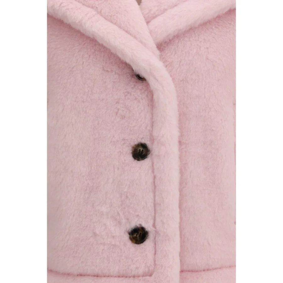 Max Mara Multicolor Alpaca Vicugna Pacos Coat