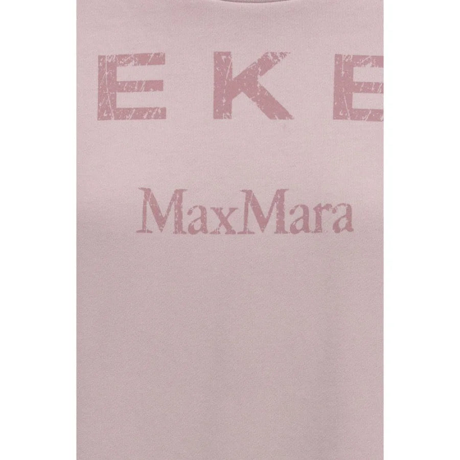 Max Mara Purple Cotton Sweatshirt