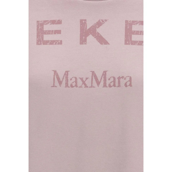 Max Mara Purple Cotton Sweatshirt