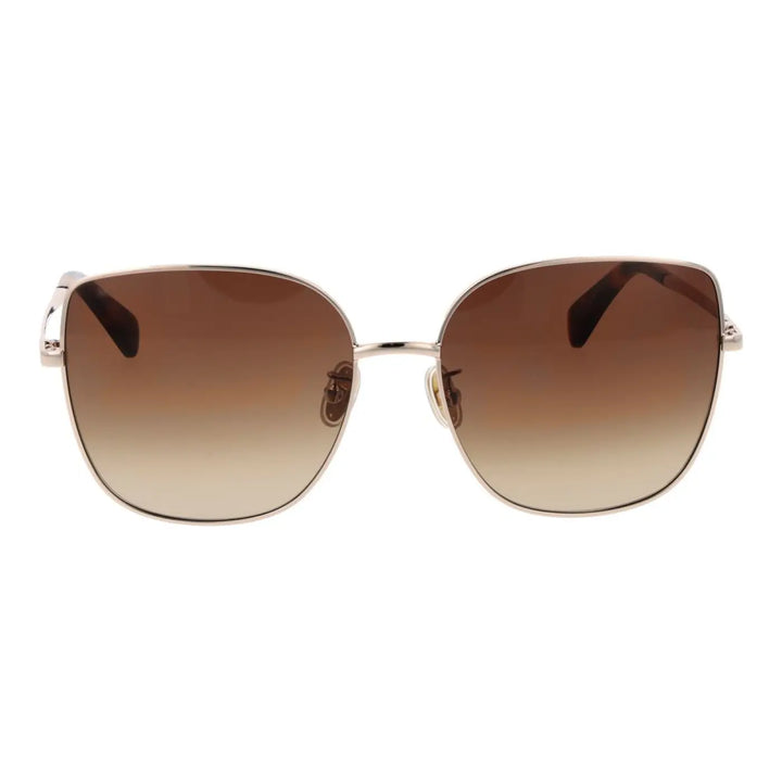 Max Mara Rose Gold Metal Sunglasses