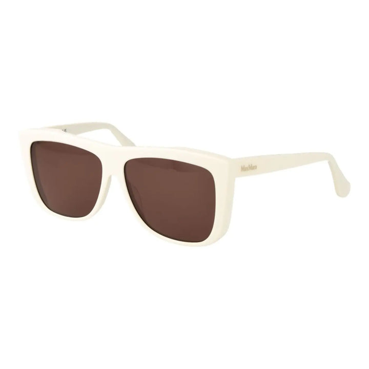 Max Mara White Acetate Sunglasses