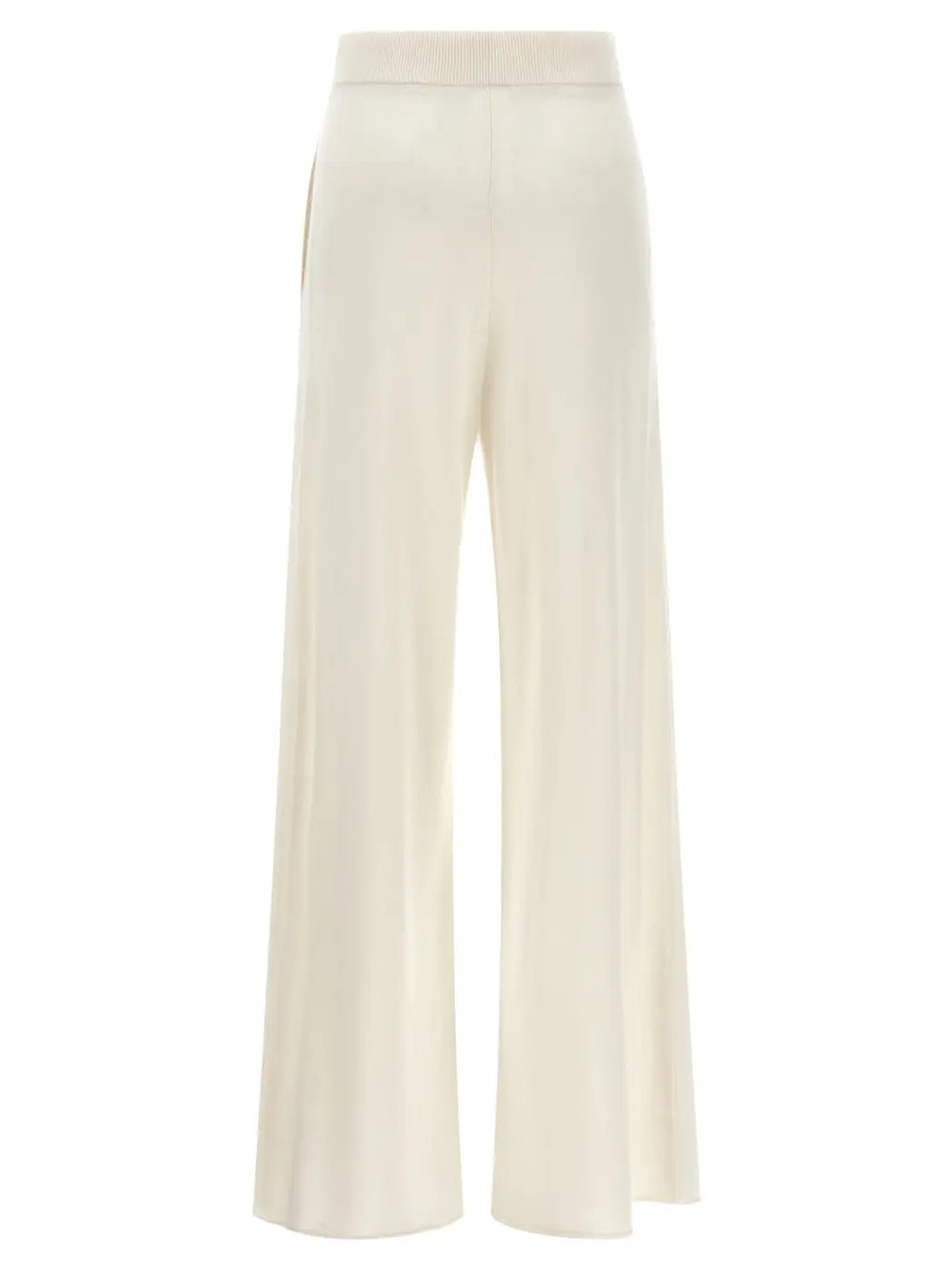 Max Mara White Cashmere Casual Pants