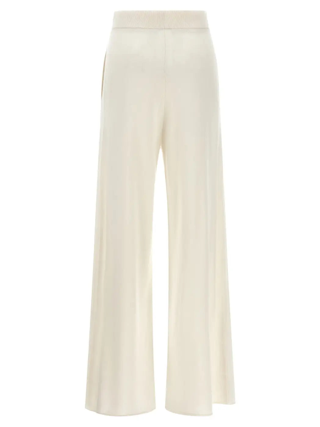 Max Mara White Cashmere Casual Pants