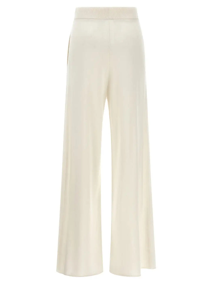 Max Mara White Cashmere Casual Pants