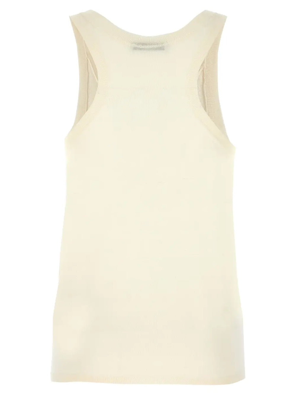 Max Mara White Cashmere Tank Tops
