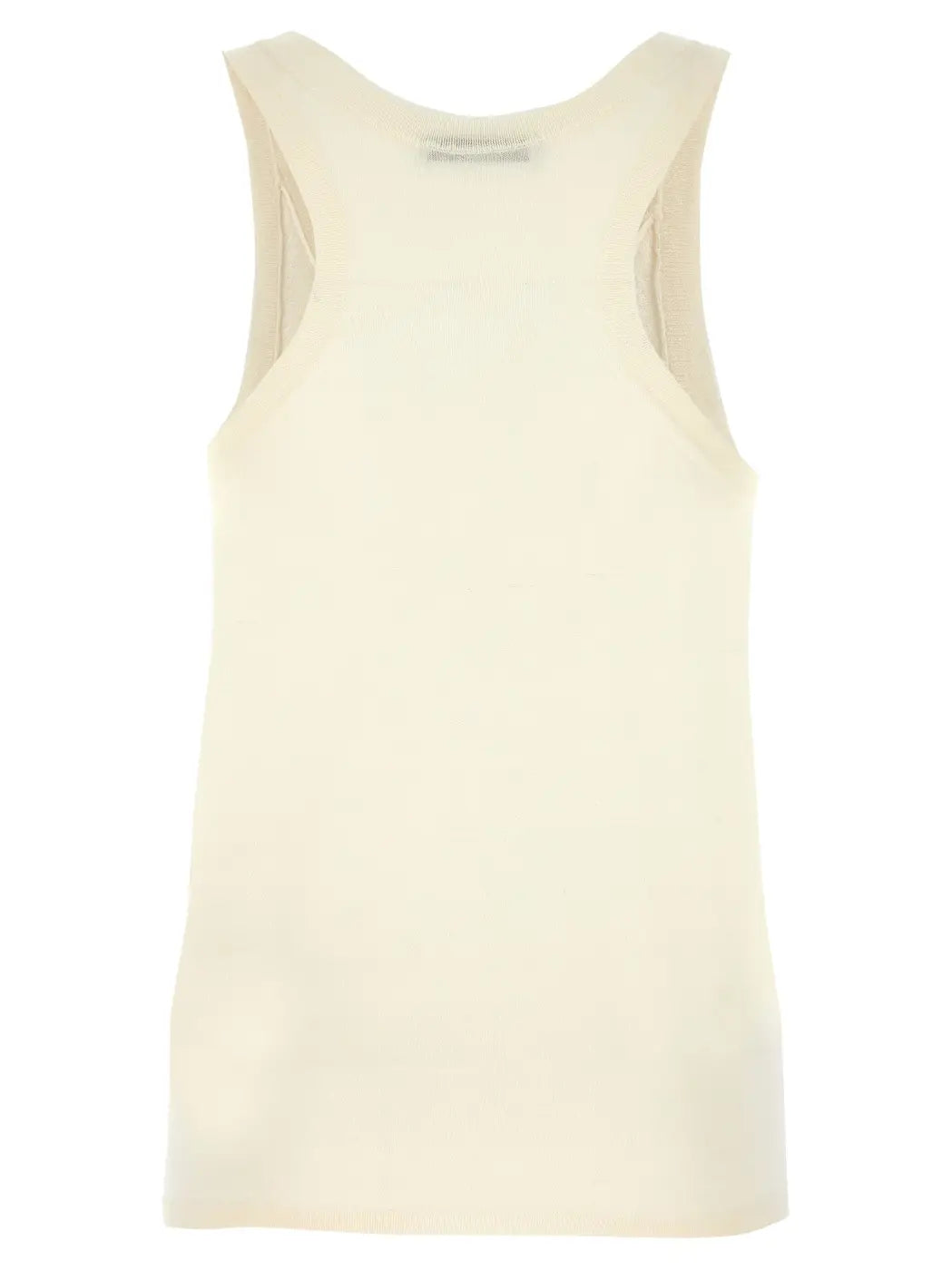 Max Mara White Cashmere Tank Tops