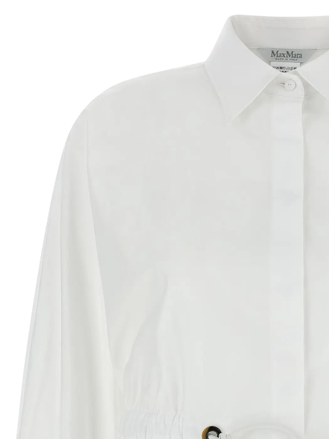 Max Mara White Cotton Blouse