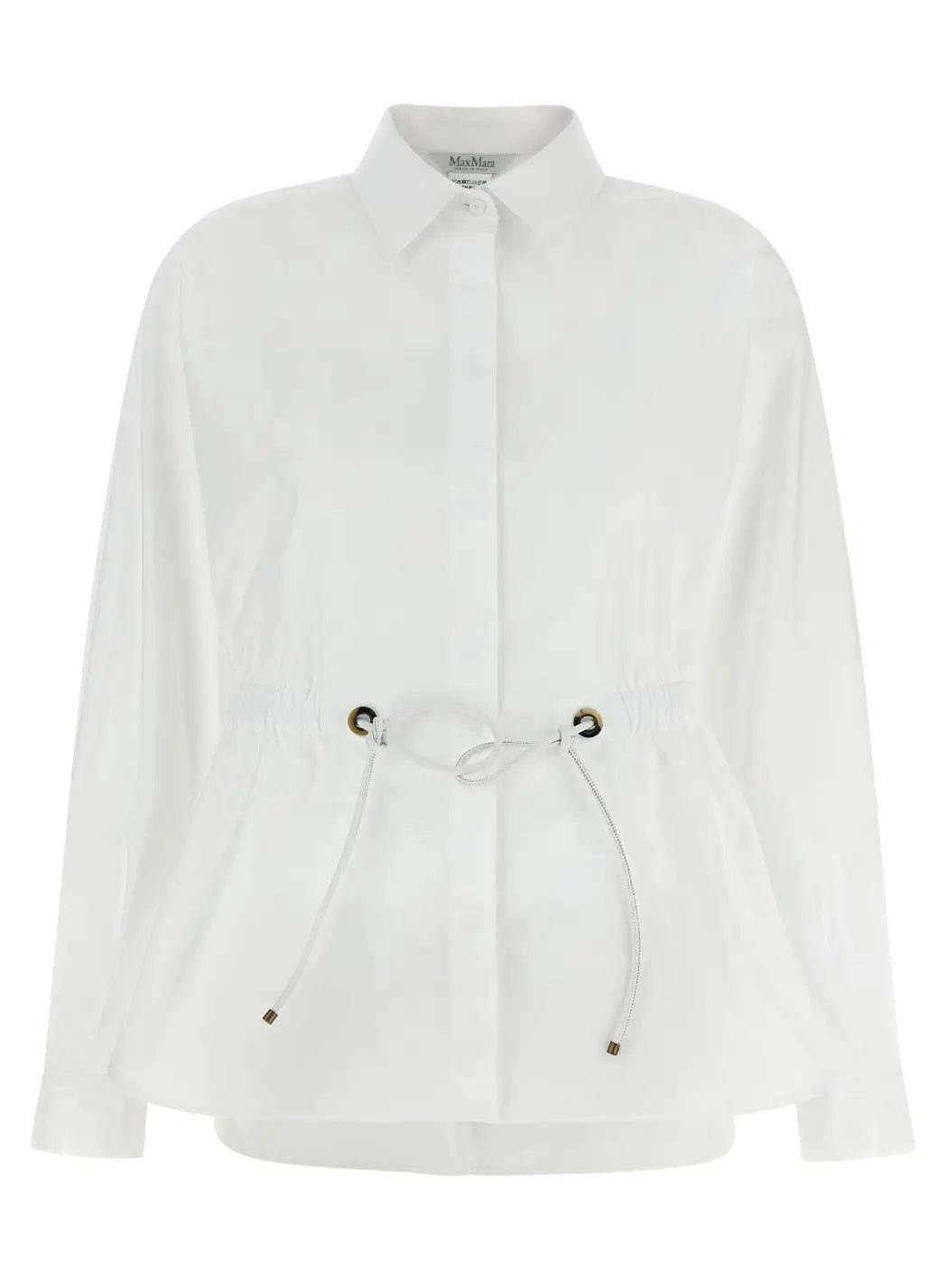 Max Mara White Cotton Blouse