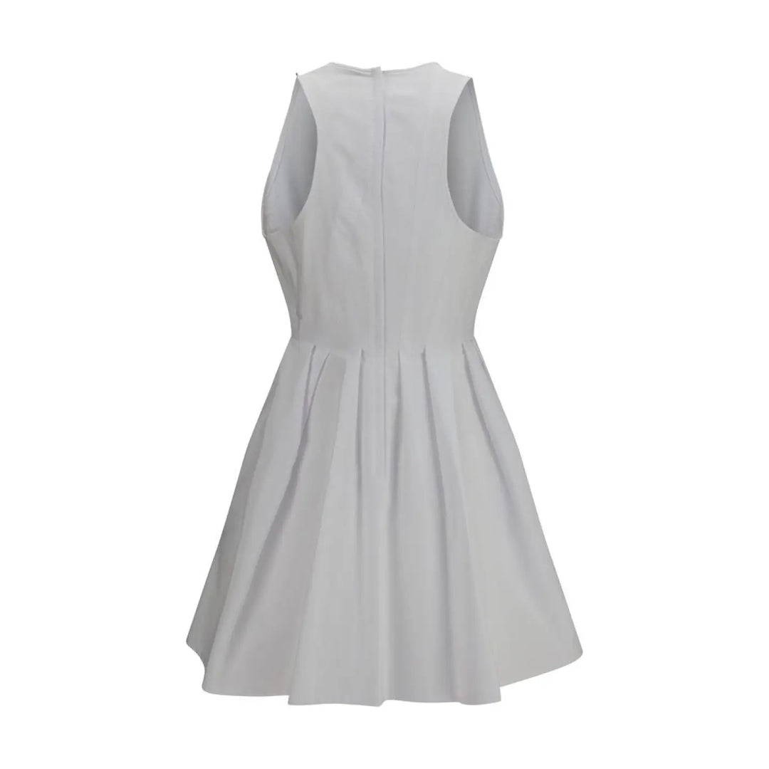 Max Mara White Cotton Casual Dress