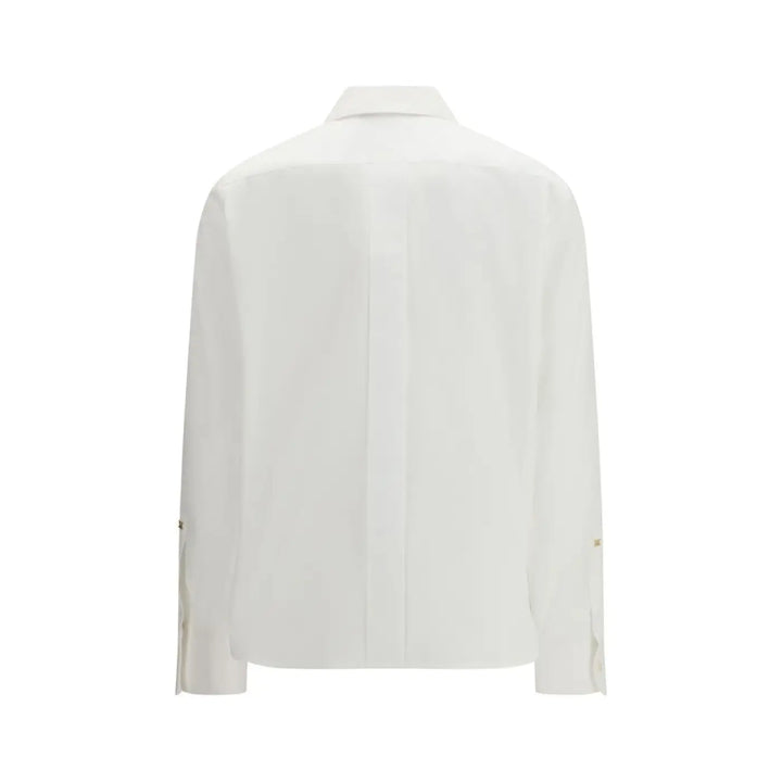 Max Mara White Cotton Dress Shirt