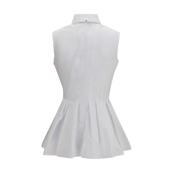 Max Mara Shirts - White Cotton Shirt