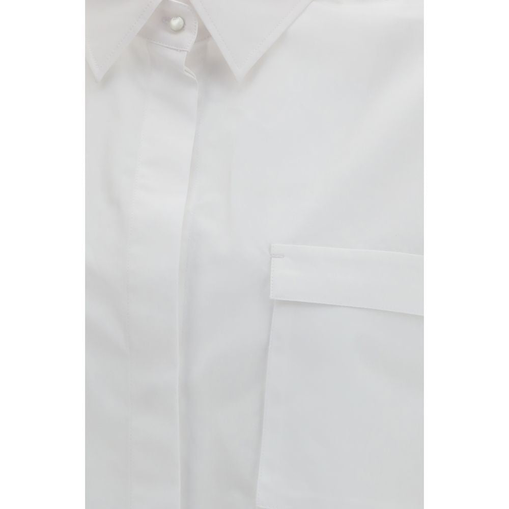 Max Mara Shirts - White Cotton Shirt