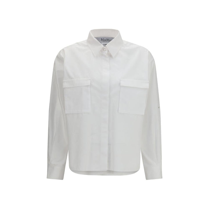 Max Mara Shirts - White Cotton Shirt
