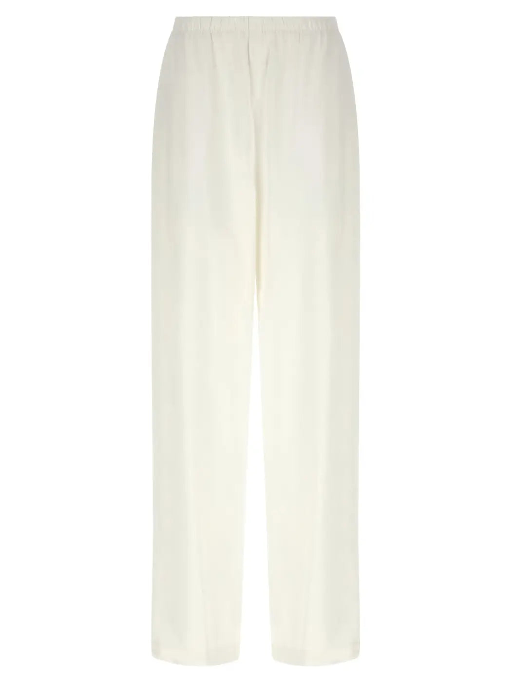 Max Mara White Linen Casual Pants