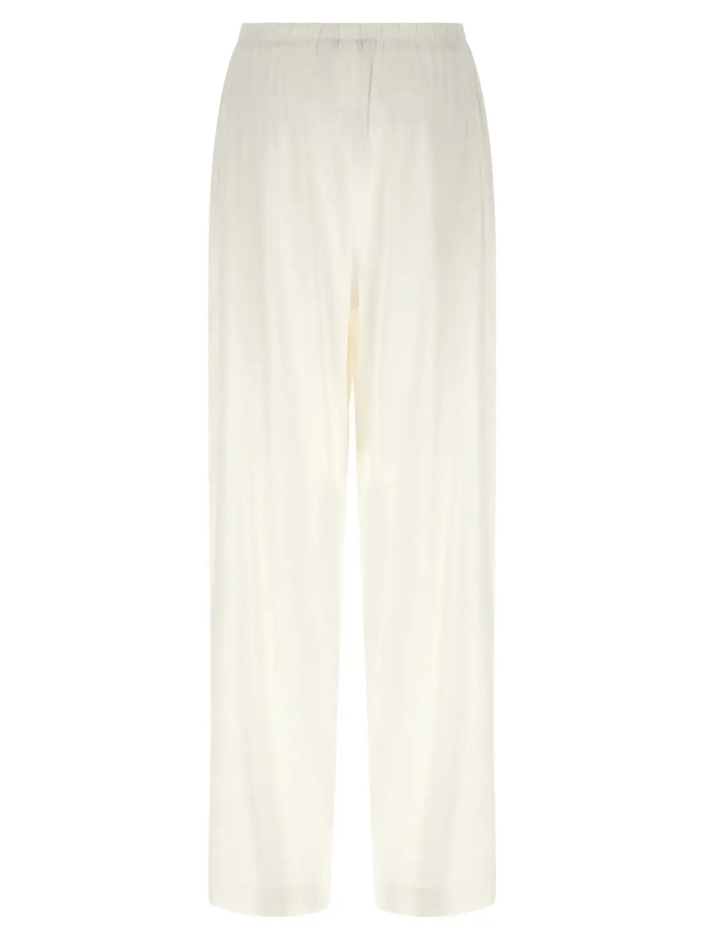 Max Mara White Linen Casual Pants