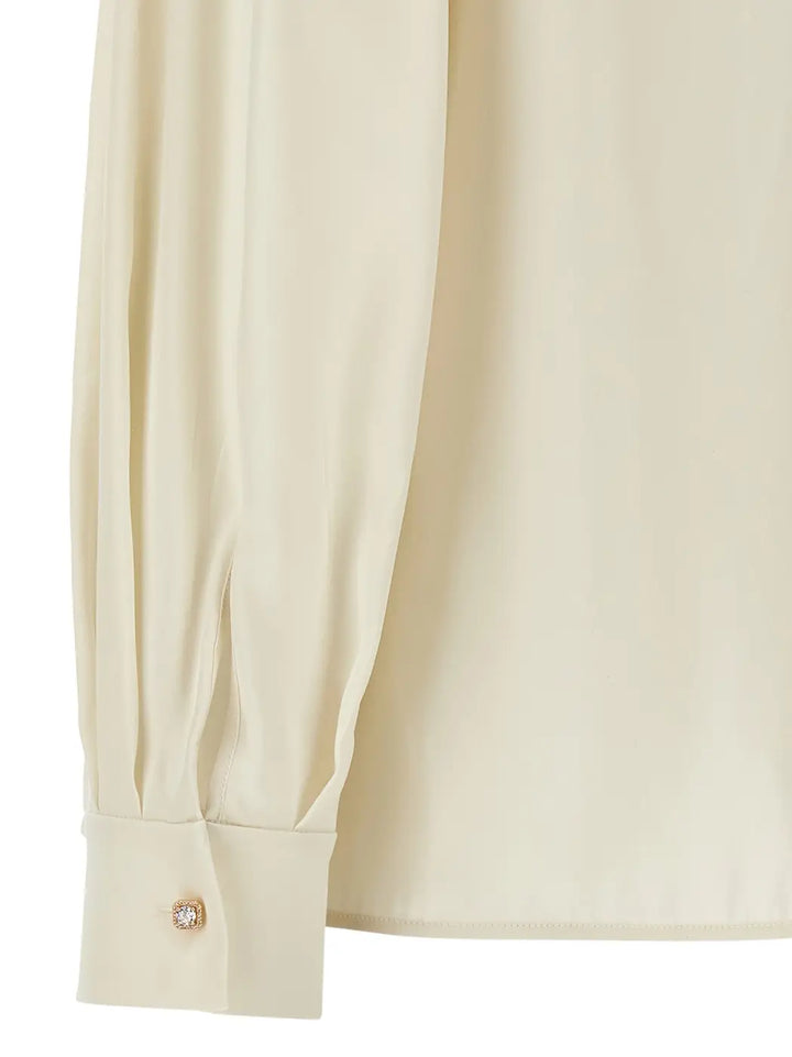 Max Mara White Silk Blouse