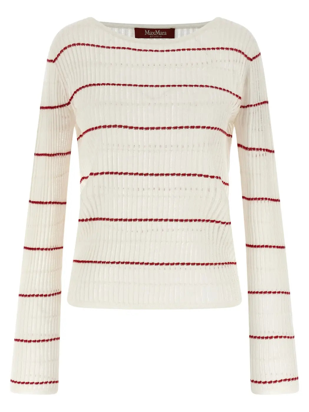Max Mara White Silk Cardigan