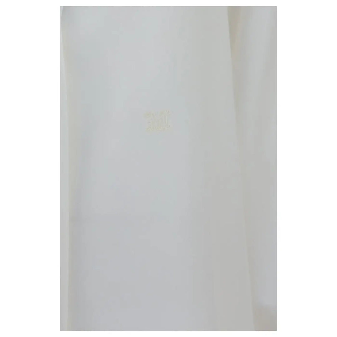 Max Mara White Silk Dress Shirt