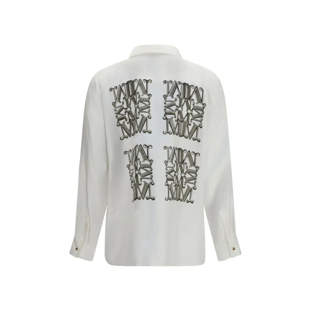 Max Mara White Silk Shirt