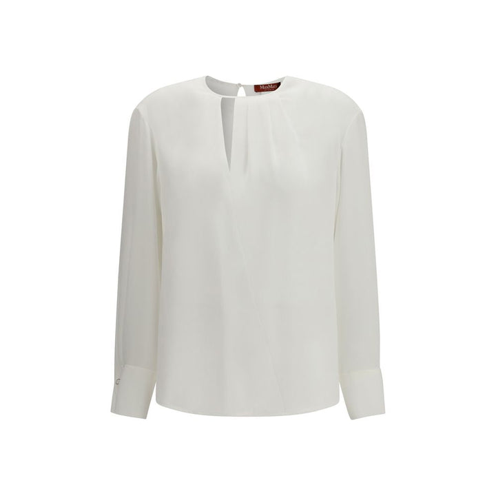 Max Mara Blouses - Women’s White Triacetate Blouse