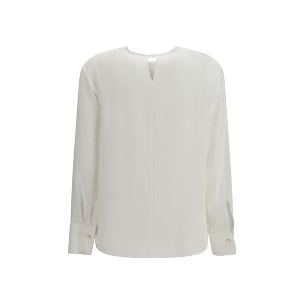 Max Mara Blouses - Women’s White Triacetate Blouse