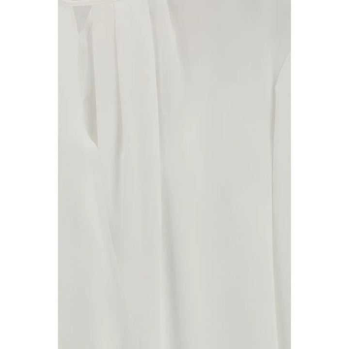 Max Mara White Triacetate Blouse