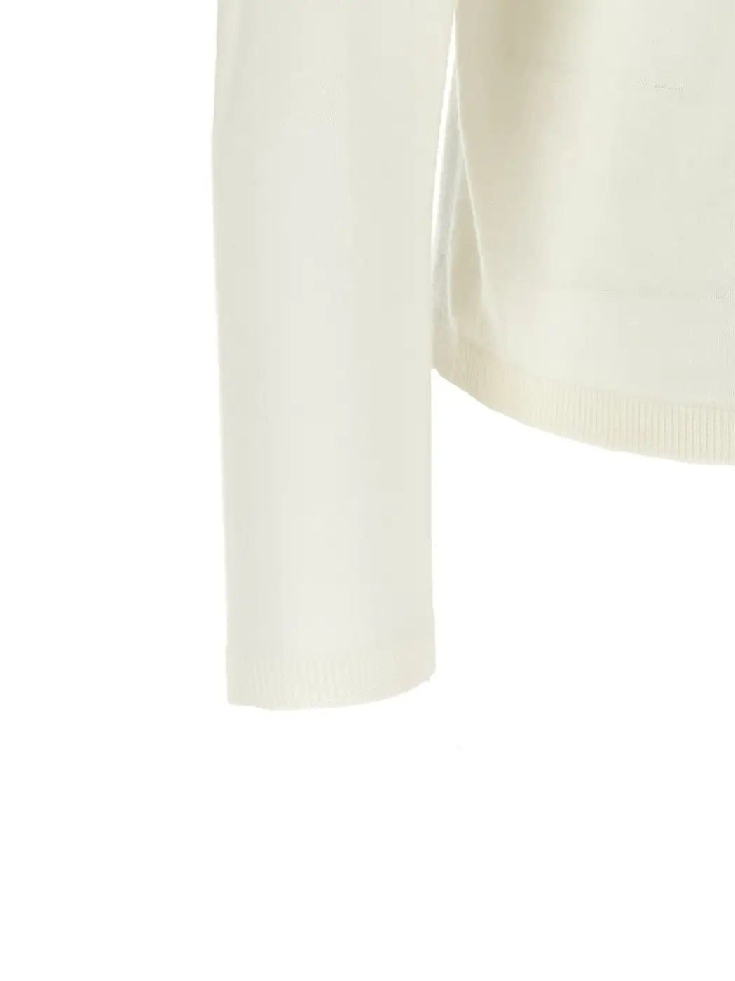 Max Mara White Virgin Wool Cardigan