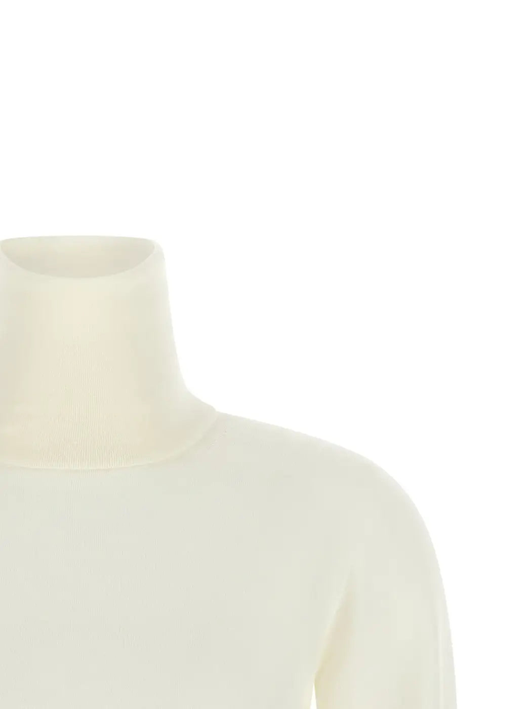 Max Mara White Virgin Wool Cardigan