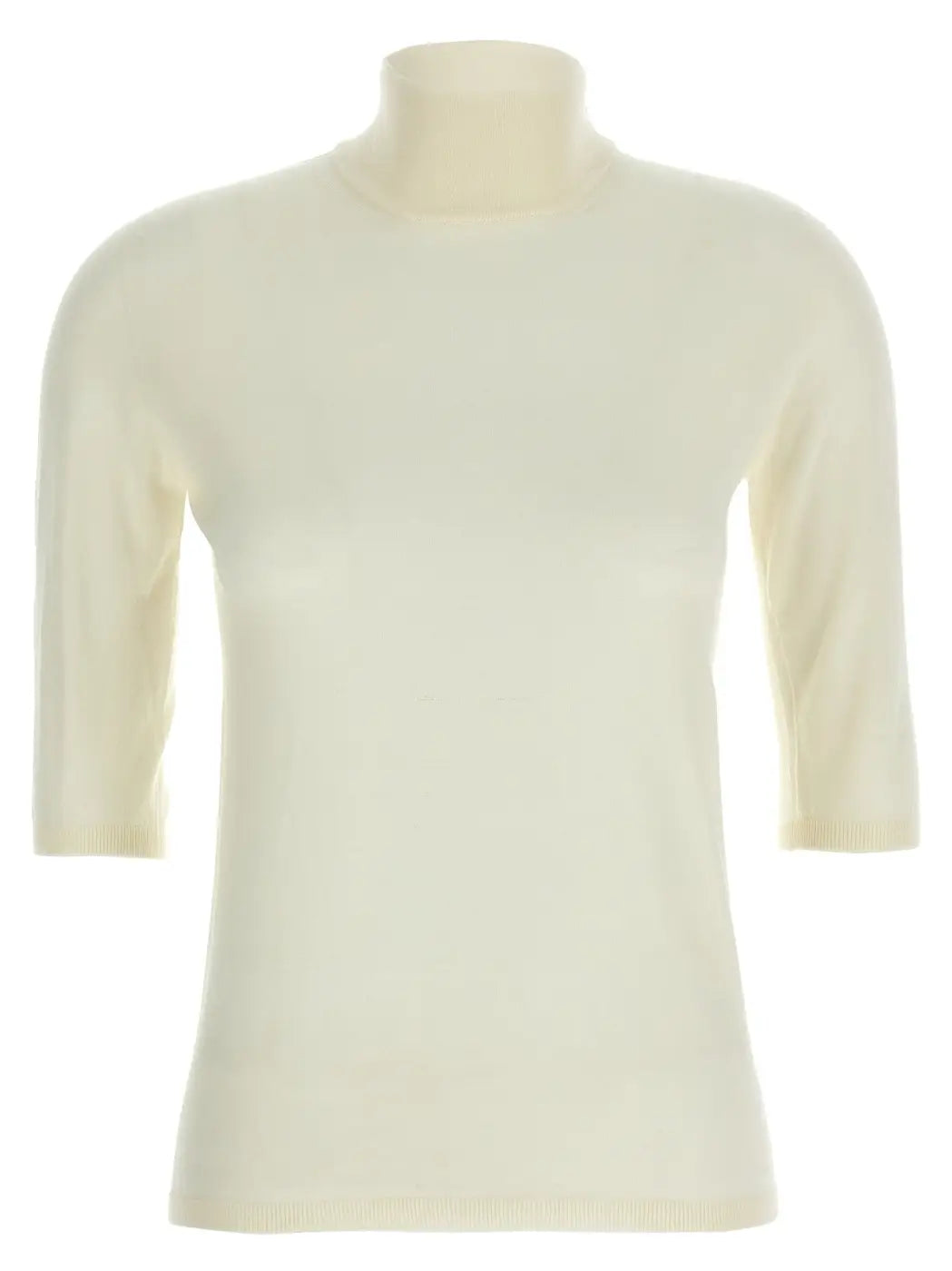 Max Mara White Virgin Wool Cardigan