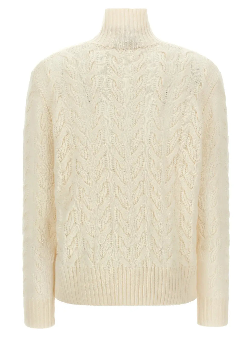 Max Mara White Wool Cardigan