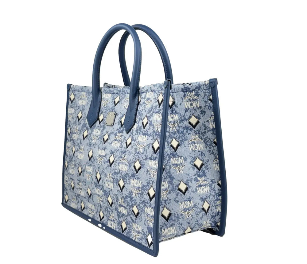 MCM - Aren Munchen Denim Tote Bag