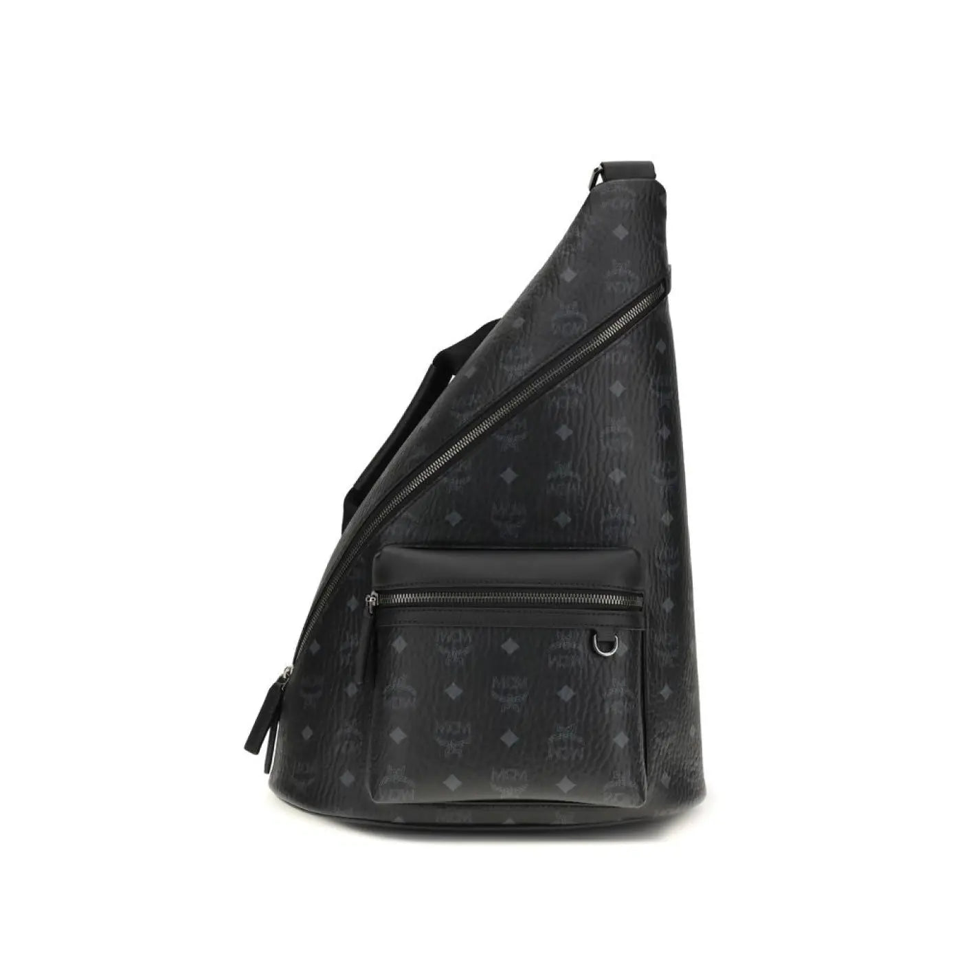 MCM Black Fabric Backpack